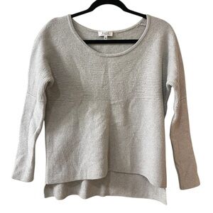 Aritzia Babaton Italian Merino Wool Scoop Neck Sweater Small 100% Wool